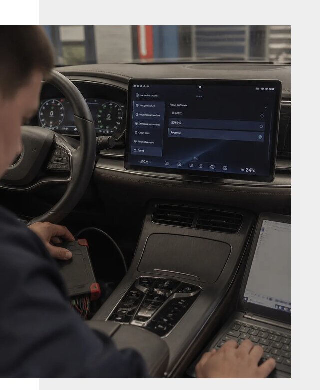 Русификация автомобиля BYD HAN для эксплуатации в Сергиеве Посаде